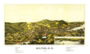 Vintage Map of Milton, New Hampshire 1888