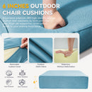 Waterproof Outdoor Cushion Set - 6" Thick