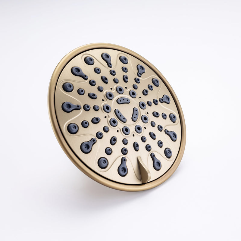6 In. 6-Spray Balancing Shower Head Shower Faucet