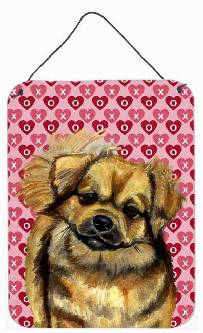 Tibetan Spaniel Hearts Love and Valentine's Day Wall or Door Hanging Prints