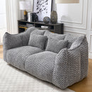 Comfortable Dual Beanbag Chair With High Resilience Foam Core For 2 People by HouseOfZazla