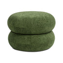 Nest - Low Round Upholstered Ottoman by HouseOfZazla