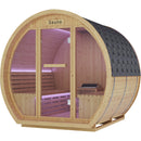 9000W 240V Finnish Carbonized Spruce 4-6 Person Outdoor Sauna Room