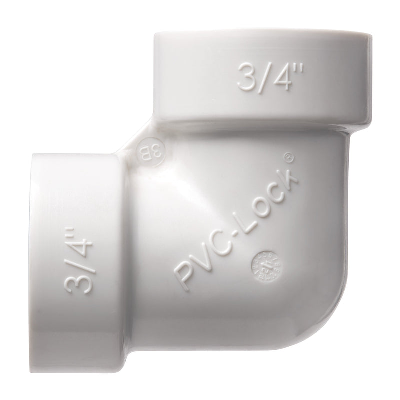3/4" PVC-Lock Elbow 34774, photo 2 of 3