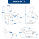 Power Lift Recliner Chair with Massage and Heat