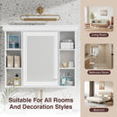 Wall Mounted Bathroom Storage Cabinet With Mirror Door