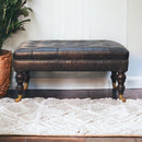 Buffalo - Ottoman With Castor Legs by HouseOfZazla