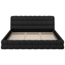 Upholstered Platform Bed With Headboard
