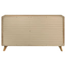 Bennett 6-drawer Bedroom Dresser Cabinet Light Oak