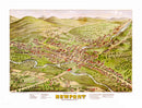 Vintage Map of Newport, New Hampshire 1877