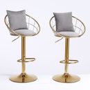 Unique Design Bar Chair, 360 Degree Rotation, Adjustable Height, Suitable For Dining Room And Bar by HouseOfZazla
