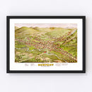 Vintage Map of Newport, New Hampshire 1877