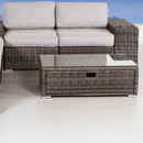 Modern Patio Rattan Sectional Set With Cushions by Unique Piece Furniture