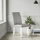Upholstered Dining Chair With High Back Design (Set of 2) by HouseOfZazla