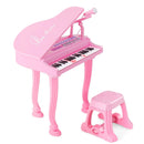 37 Keys Kids Piano Keyboard with Stool and Piano Lid by LJGDeals