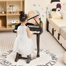 37 Keys Kids Piano Keyboard with Stool and Piano Lid by LJGDeals