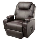 Ergonomic Heated Massage Recliner Sofa Chair Deluxe Lounge Executive w/ Control-brown by LJGDeals