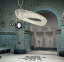 Oval Modern Crystal Chandelier