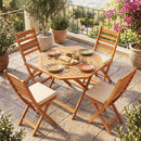 Octagonal Folding Patio Dining Table - Acacia Wood by DirectDeals
