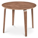 37.5" Round Dining Table with Rubber Wood Legs for Small Space by LJGDeals