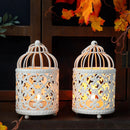 2 Pack Hanging Birdcage Tealight Lantern by JHY DESIGN