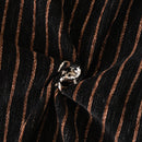 Chenille Camellia Floral Sofa Throw Cover Couch Blanket with Striped Jacquard