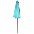 9Ft Patio Bistro Half Round Umbrella by DirectDeals