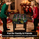 37 Inch Mini Foosball Table 2-in-1 Game Table with Detachable Legs for Tabletop-Black by LJGDeals