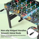 37 Inch Mini Foosball Table 2-in-1 Game Table with Detachable Legs for Tabletop-Black by LJGDeals