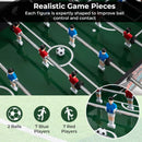 37 Inch Mini Foosball Table 2-in-1 Game Table with Detachable Legs for Tabletop-Black by LJGDeals