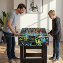 37 Inch Mini Foosball Table 2-in-1 Game Table with Detachable Legs for Tabletop-Black by LJGDeals