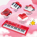37 Keys Kids Piano Keyboard with 8 Rhythms and Microphone