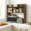 Desktop Bookshelf Countertop Storage Hutch with 6 Shelves by LJGDeals