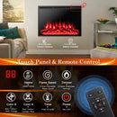 34/37 Inch Electric Fireplace Recessed with Adjustable Flames by LJGDeals