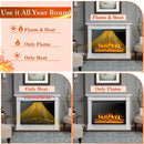 34/37" Recessed Electric Fireplace by DirectDeals