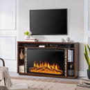 34/37 Inch Electric Fireplace Recessed with Adjustable Flames by LJGDeals
