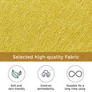 65" Mid-Century Modern Fabric Corner Lounge Chair, Upholstered Indoor Chaise Lounge for Bedroom, Office, Small Living Room & Apartment