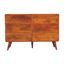 Large Curved Chest - Chestnut by Unique Piece Furniture