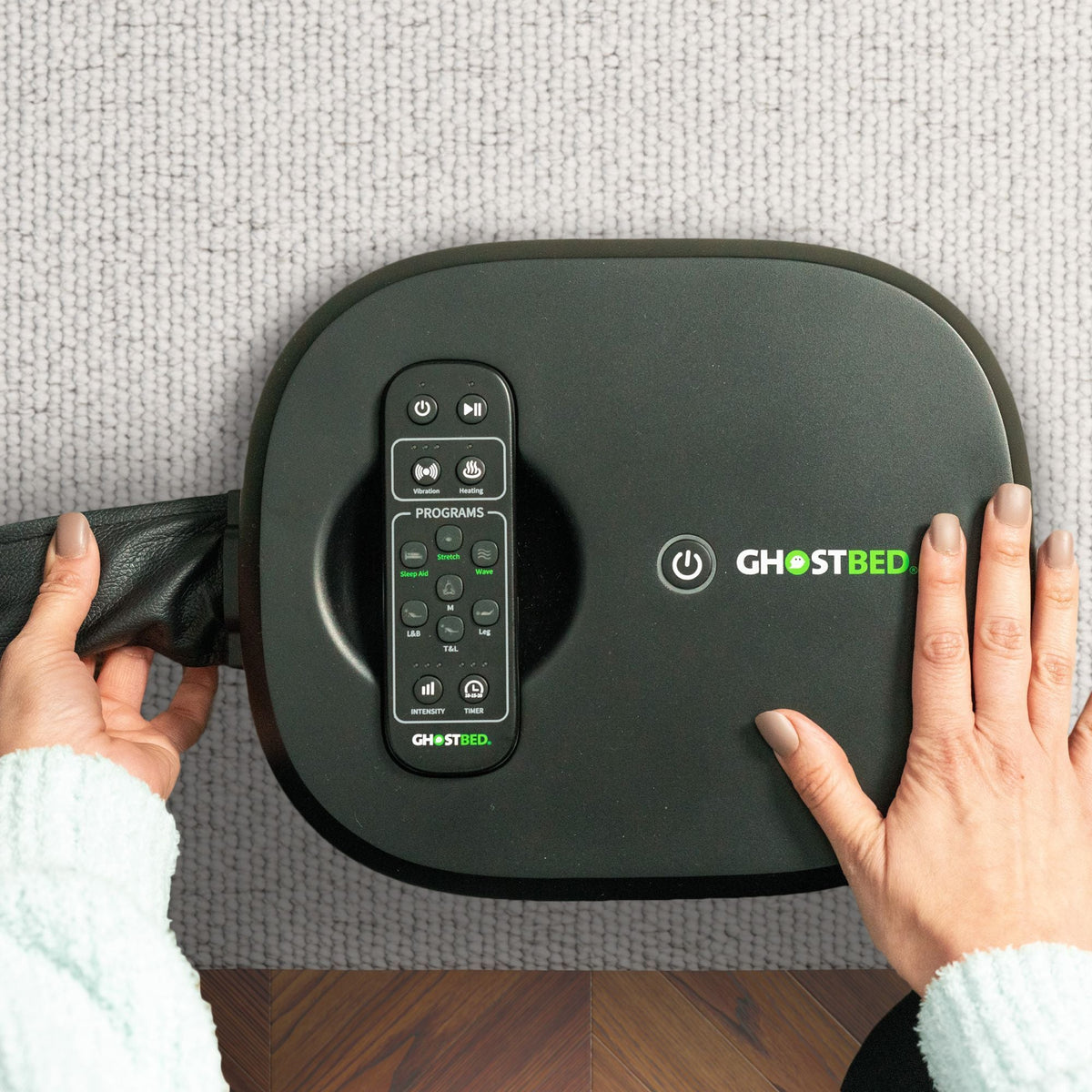Massage Topper With Gel Infused Memory Foam And Air Cell Technology - Gray, photo 5 of 8