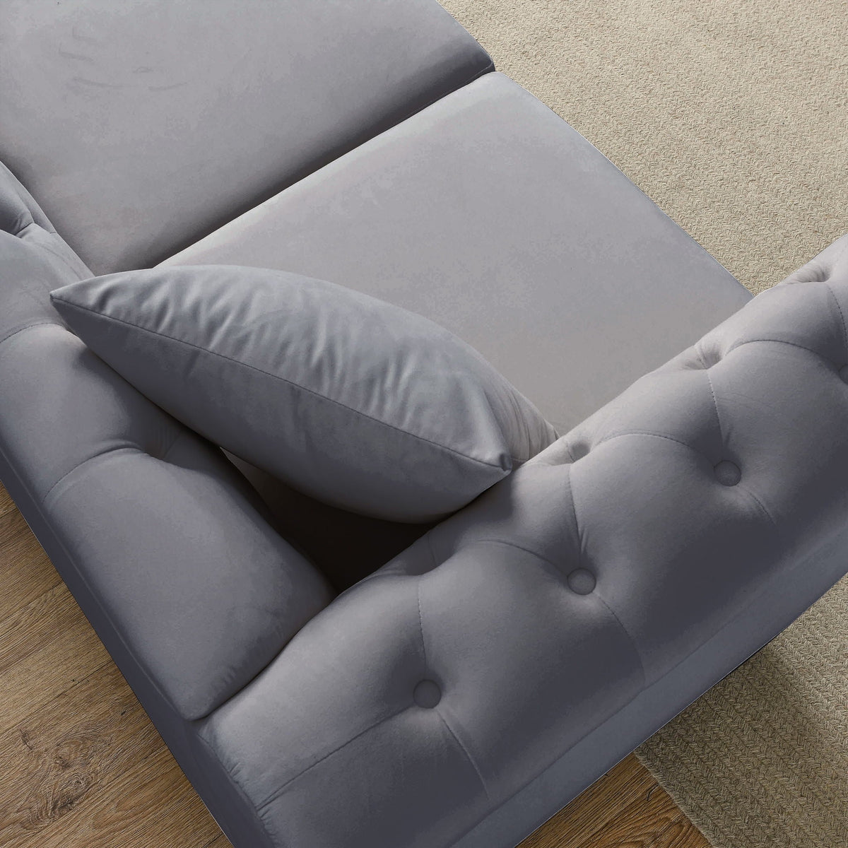 Chesterfield Sofa With Rolled Arms And Nailhead Trim, photo 18 of 40