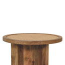 Close Knit Corner End Table - Oak by HouseOfZazla
