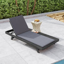 Lounge Chaise Set in Acacia Wood