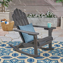 Echoes Outdoor Acacia Wood Adirondack Rocking Chair by HouseOfZazla