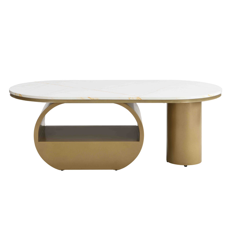 Luxury Modern Oval Coffee Table, photo 4 of 8