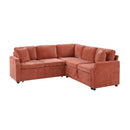 Modern L Shaped Sectional Sofa Bed With Hidden Storage Upholstery by HouseOfZazla