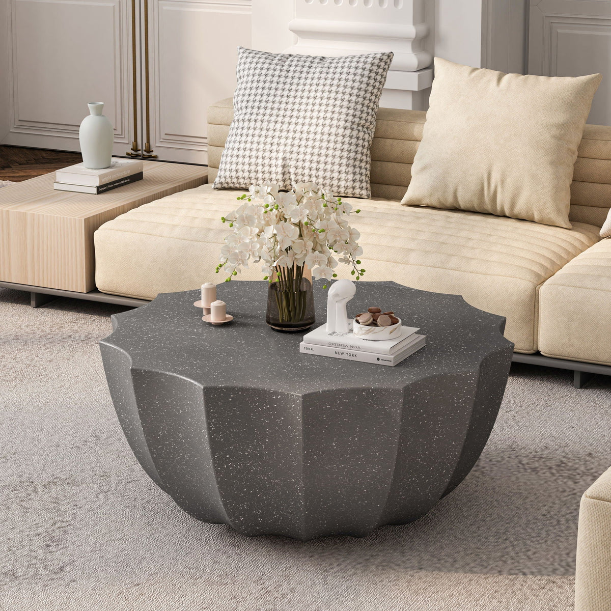 Modern Round Coffee Table For Indoor / Outdoor, photo 17 of 40