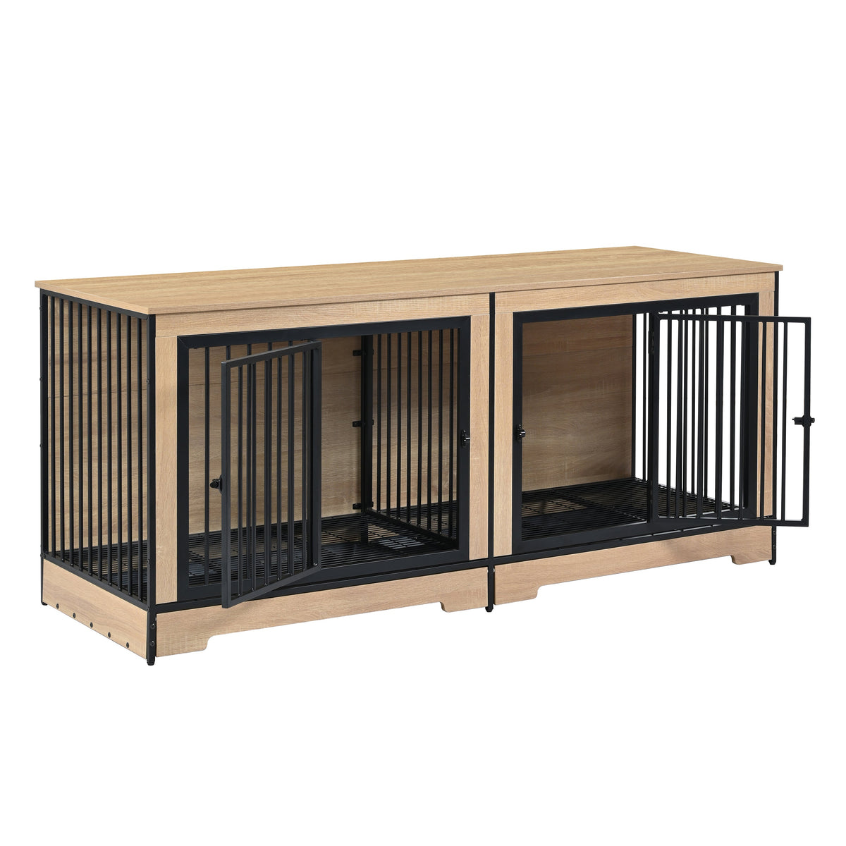 Dog Crate Furniture with Two Combined Rooms, photo 6 of 10