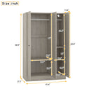 3 Door Shutter Wardrobe With Shelves by HouseOfZazla
