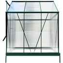 Polycarbonate house, Heavy Duty Outdoor Aluminum Walk-In House Kit With Rain Gutter, Vent And Door For Backyard Garden by HouseOfZazla