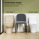 1.1/1.6 GPF Tornado Flush One-Piece Toilet with Comfort Chair Seat ADA Height 17" by HouseOfZazla